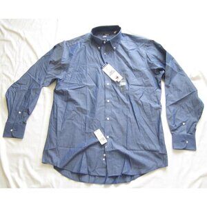 New W/ Defect Men Izod Quick Dry Wicking Long Sleeve Shirt Sz 16.5- 34/35(MT495)